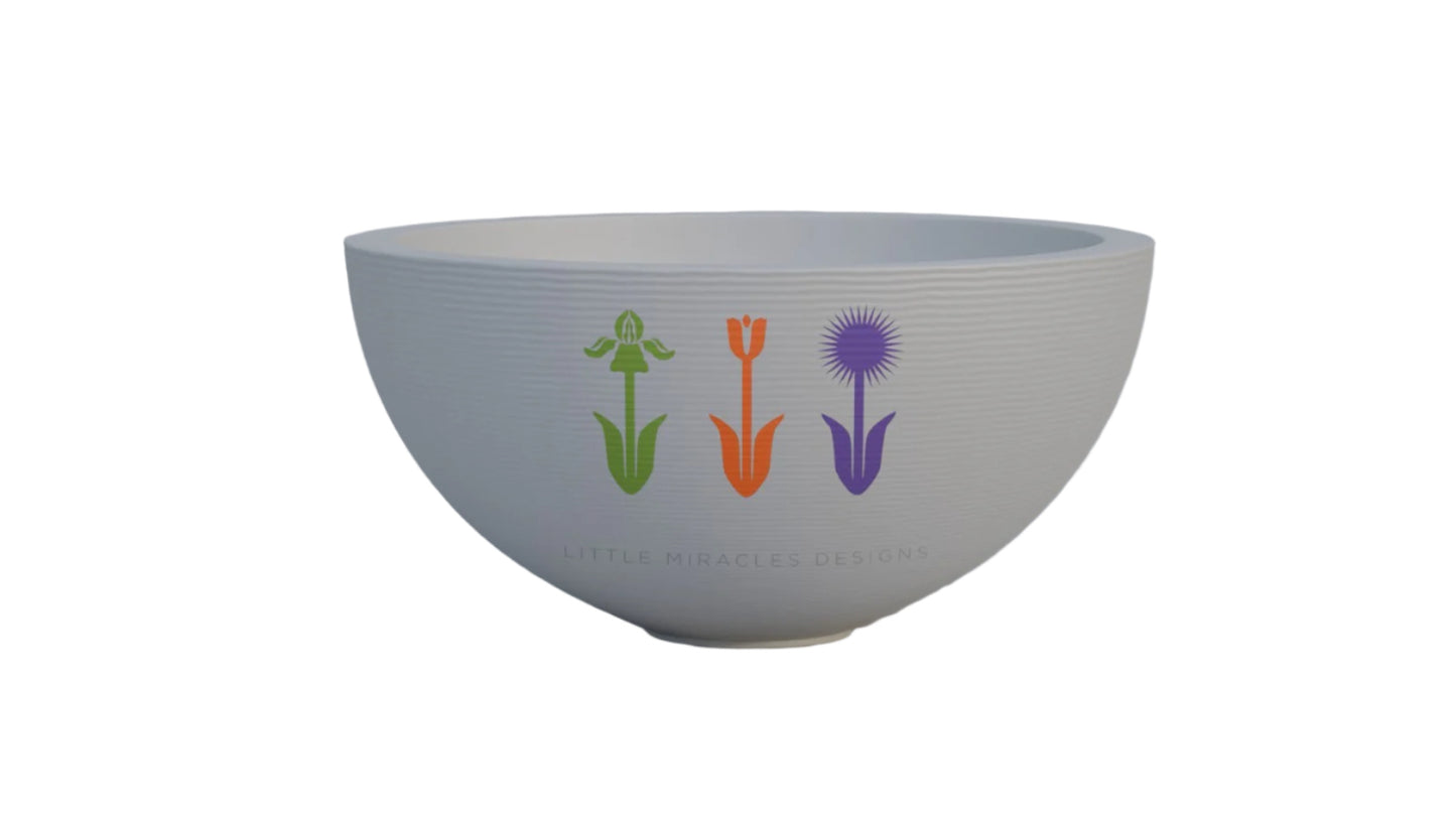 LMD round pot 20" W